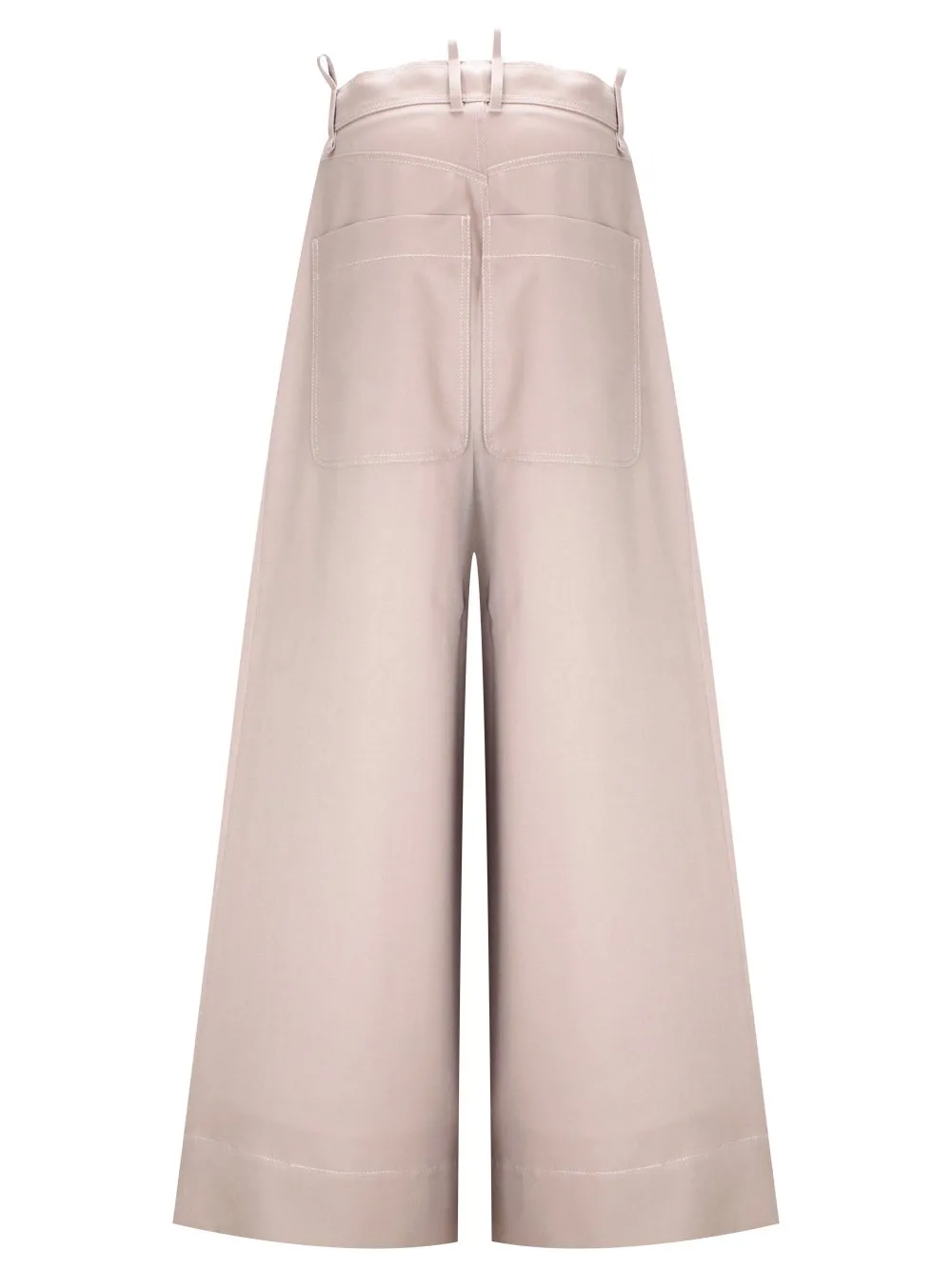 Wide-Leg Cropped Pants