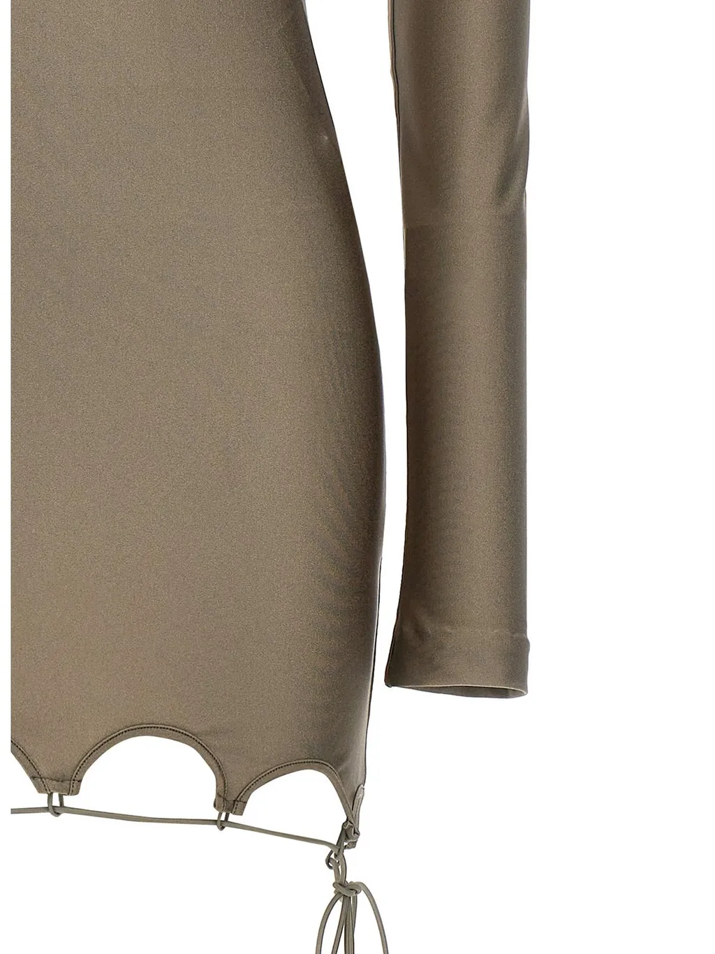 Off-The-Shoulder Mini Dress With Cut-Outs