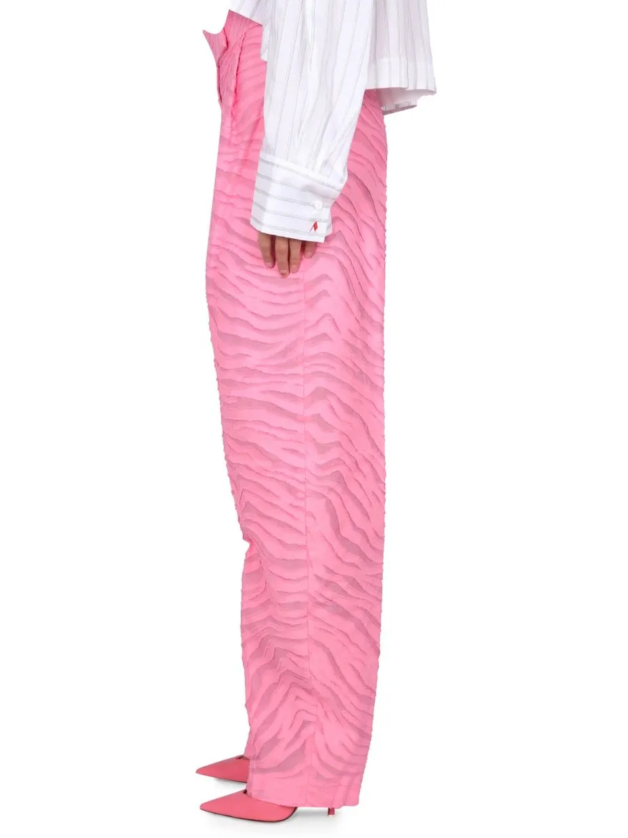 High-Waisted Pleated Trousers