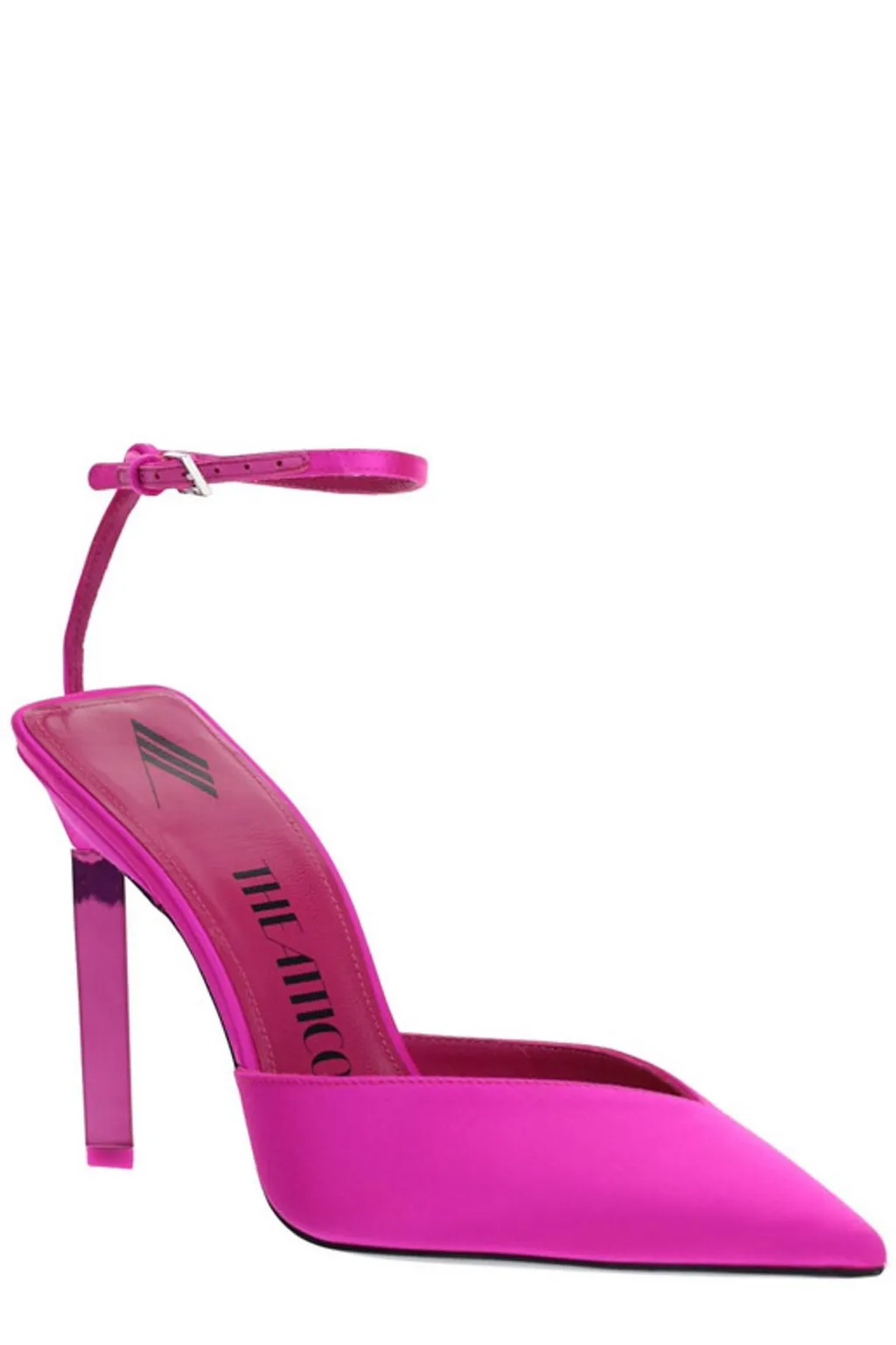 Pointed-Toe Ankle Strap Pumps