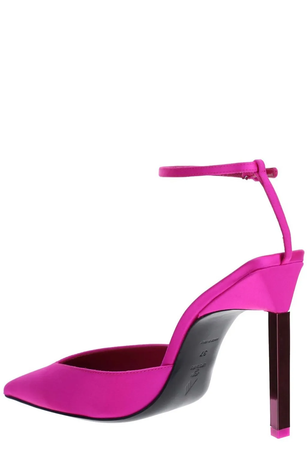 Pointed-Toe Ankle Strap Pumps