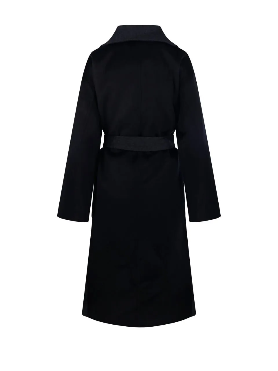 Wool Blend Shawl Collar Coat