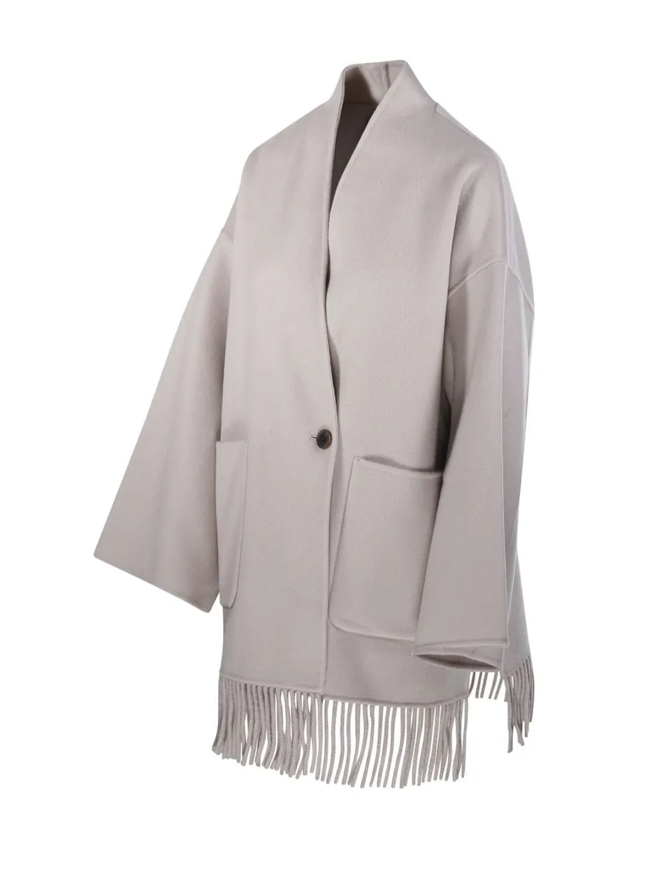 Kimono Coat With Fringe