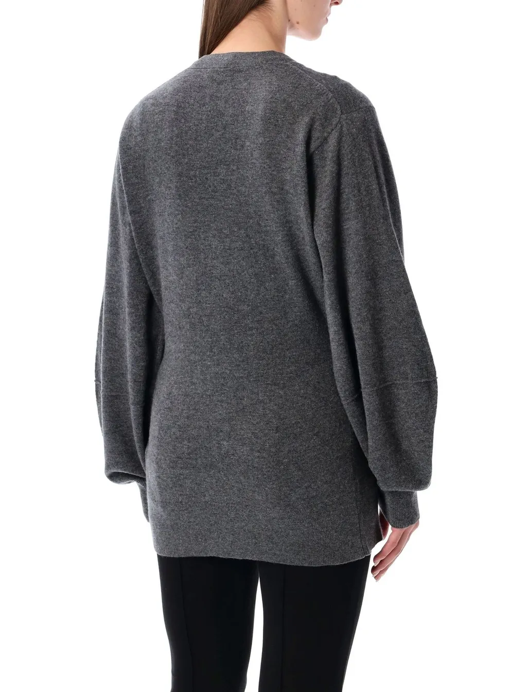 Cardigan With Balloon Sleeves