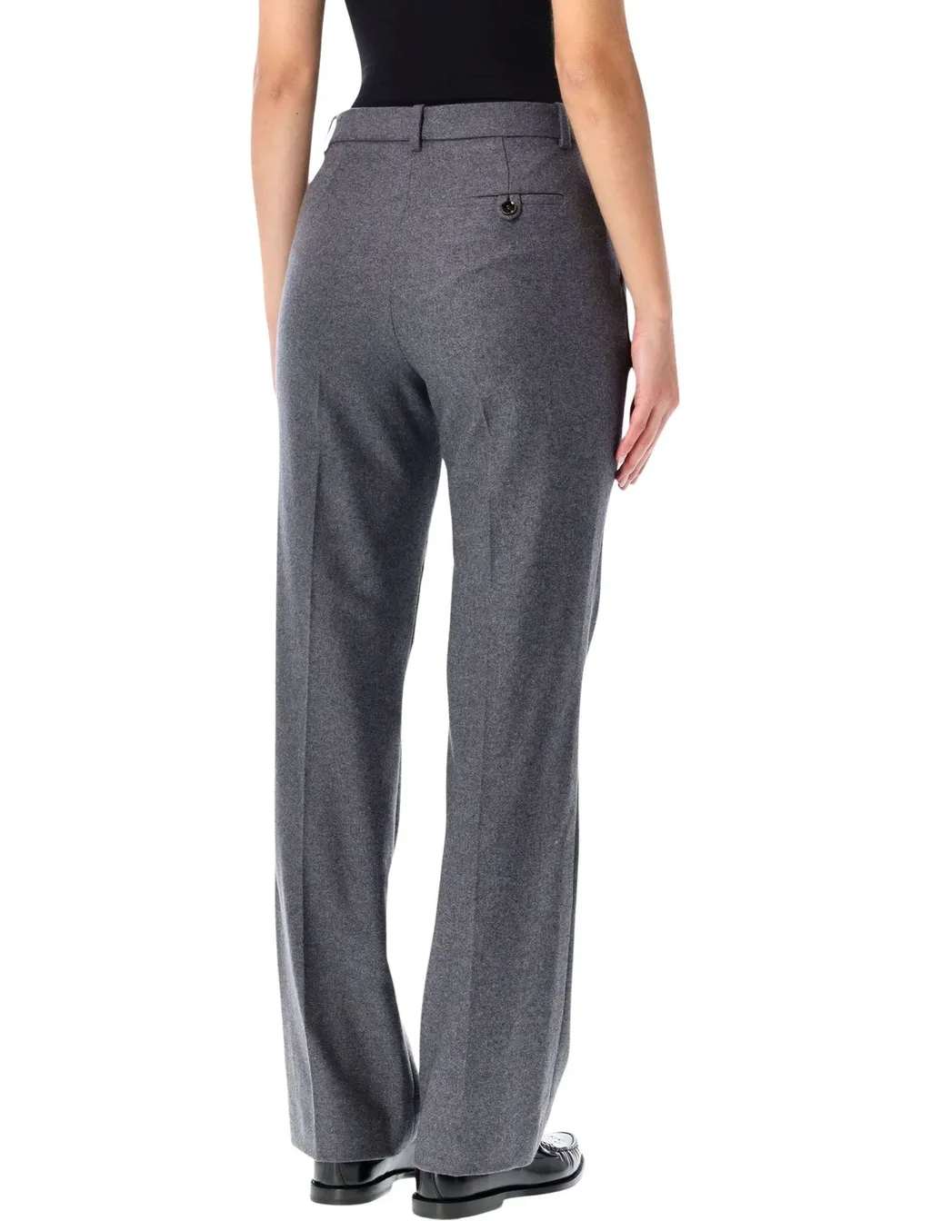 High-Waisted Tailored Trousers