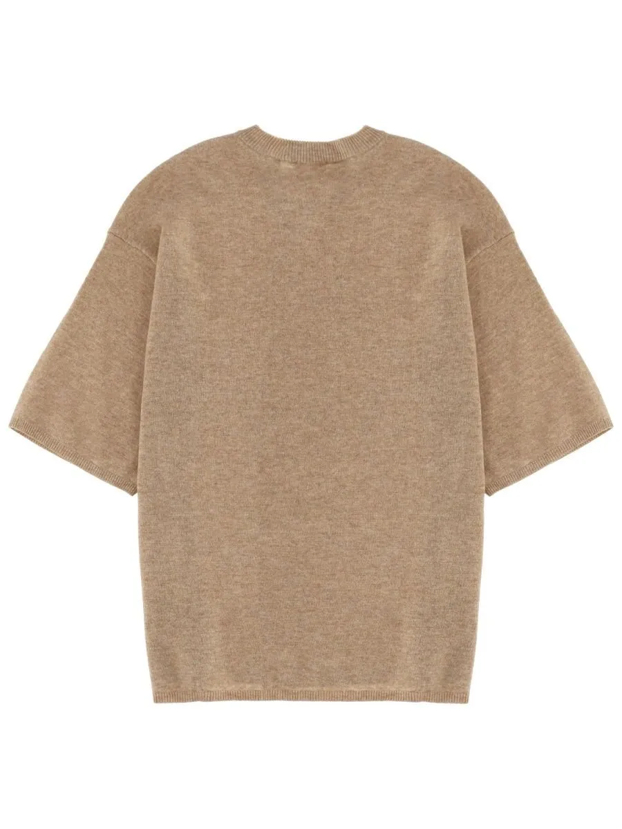 Oversized Knit T-Shirt