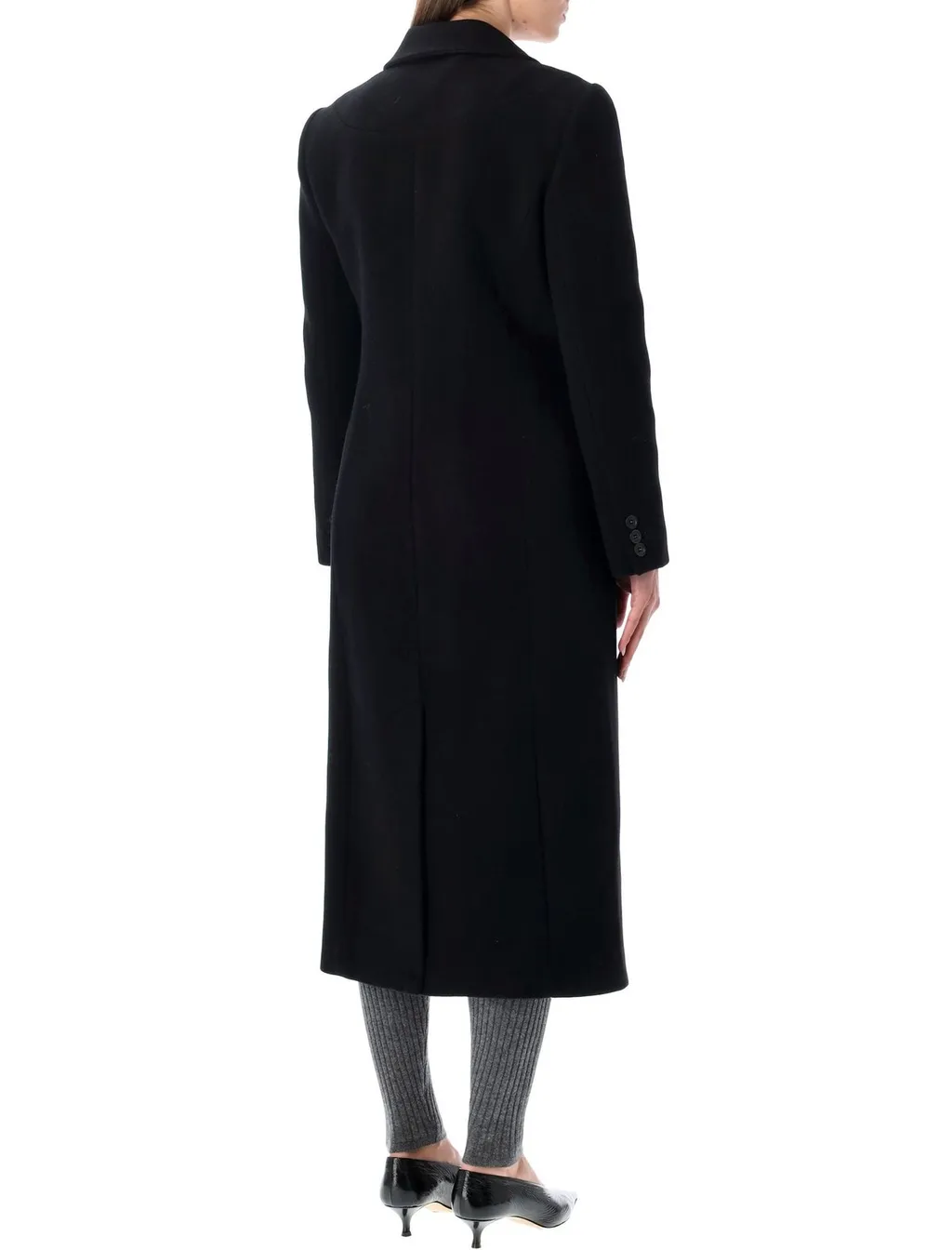 Double-Breasted Wool Coat