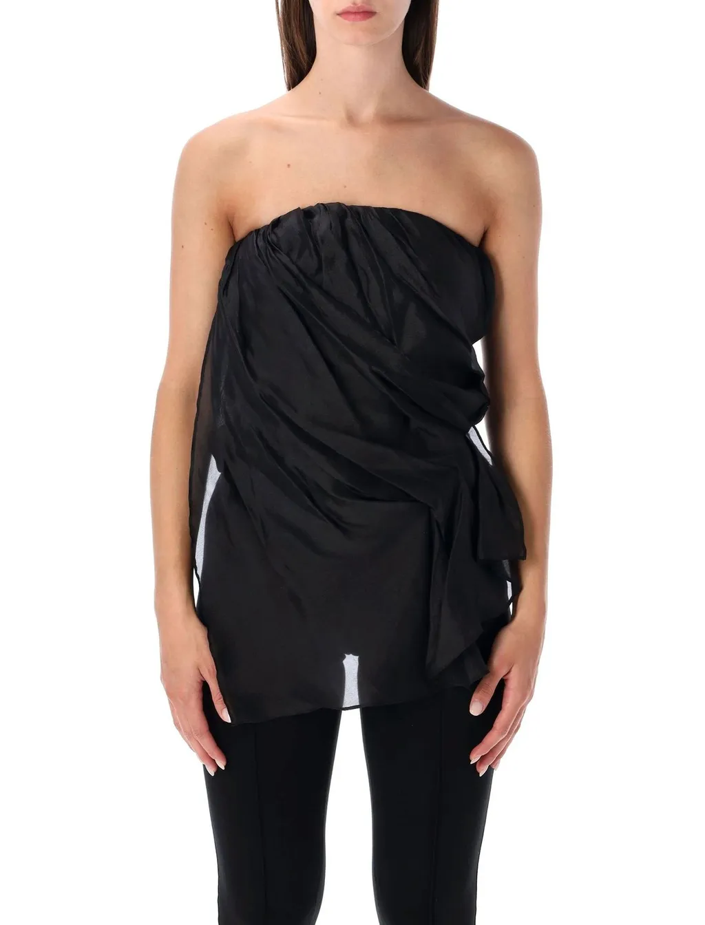 Strapless Draped Top