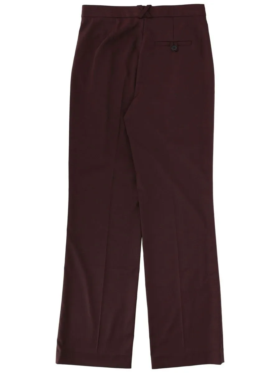 Pleated Wide-Leg Trousers