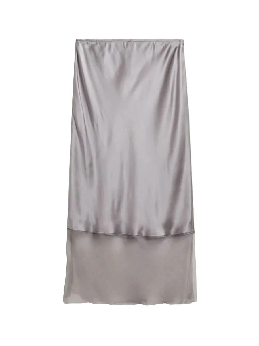 Satin Maxi Skirt