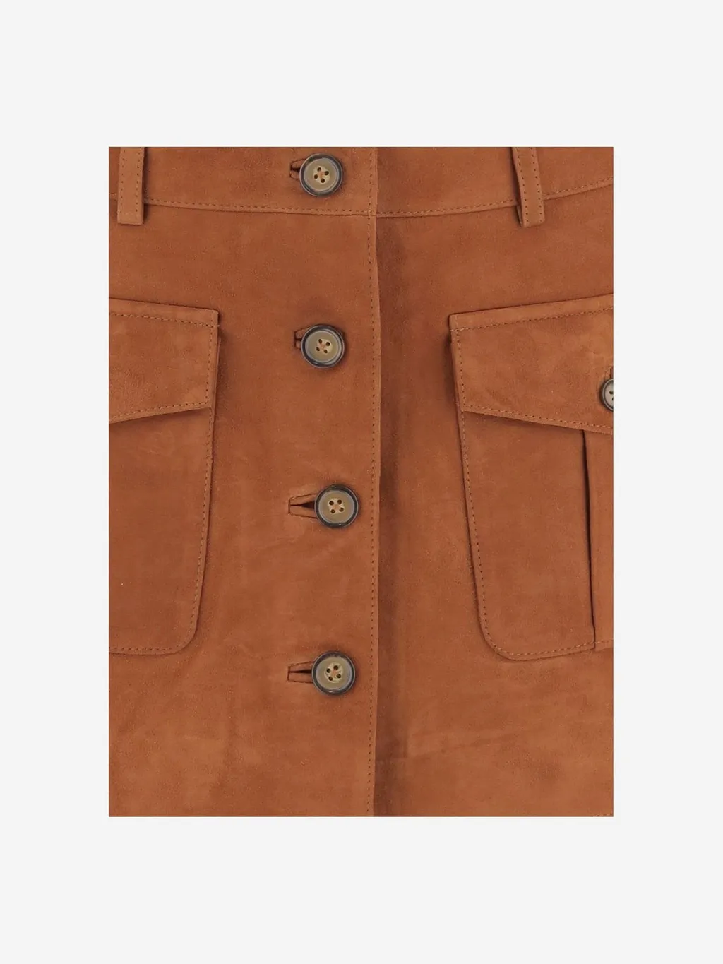 Suede Mini Skirt