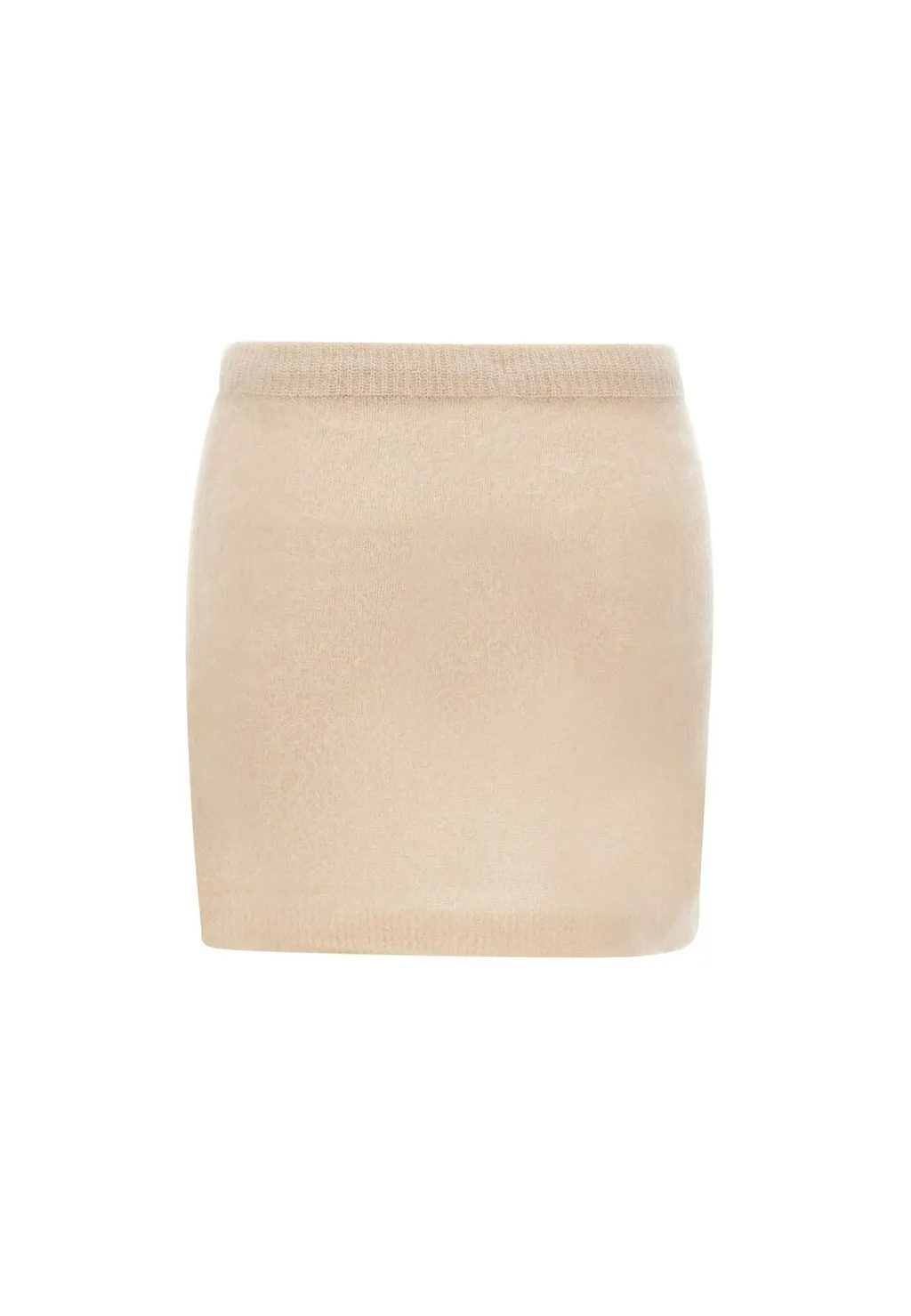 Ribbed Knit Mini Skirt