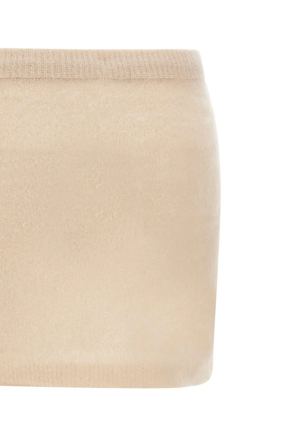 Ribbed Knit Mini Skirt