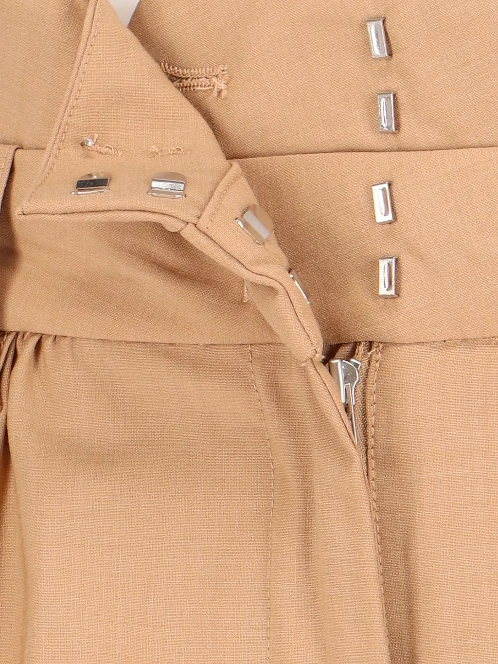 High-Waisted Pleated Trousers