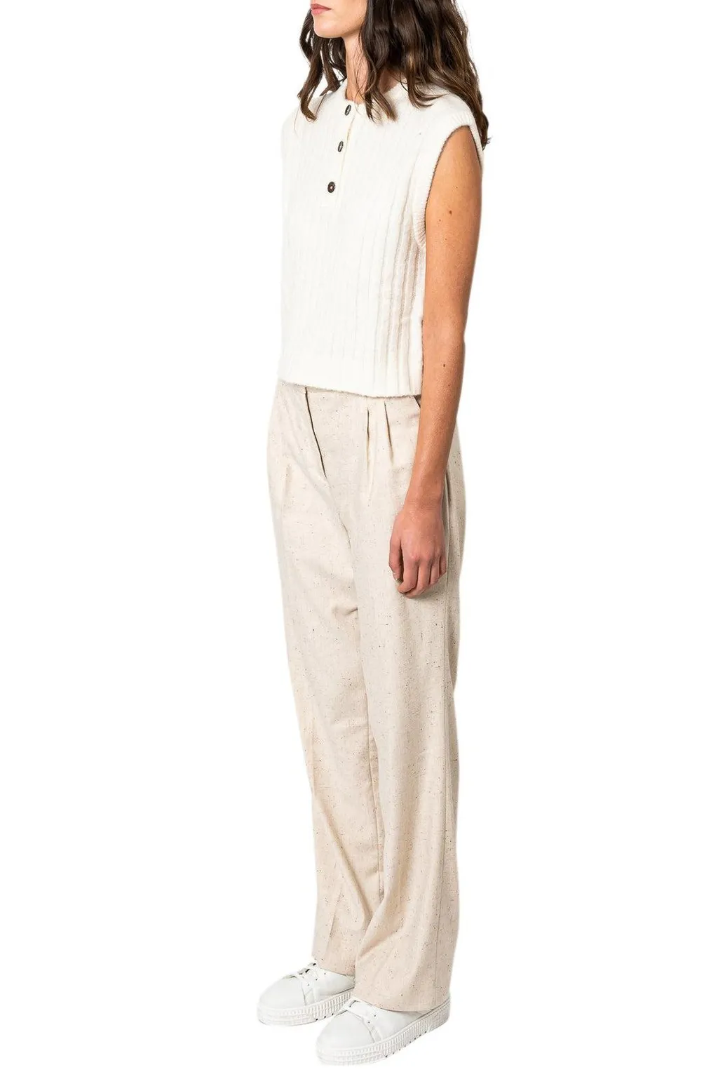 Ribbed Knit Vest