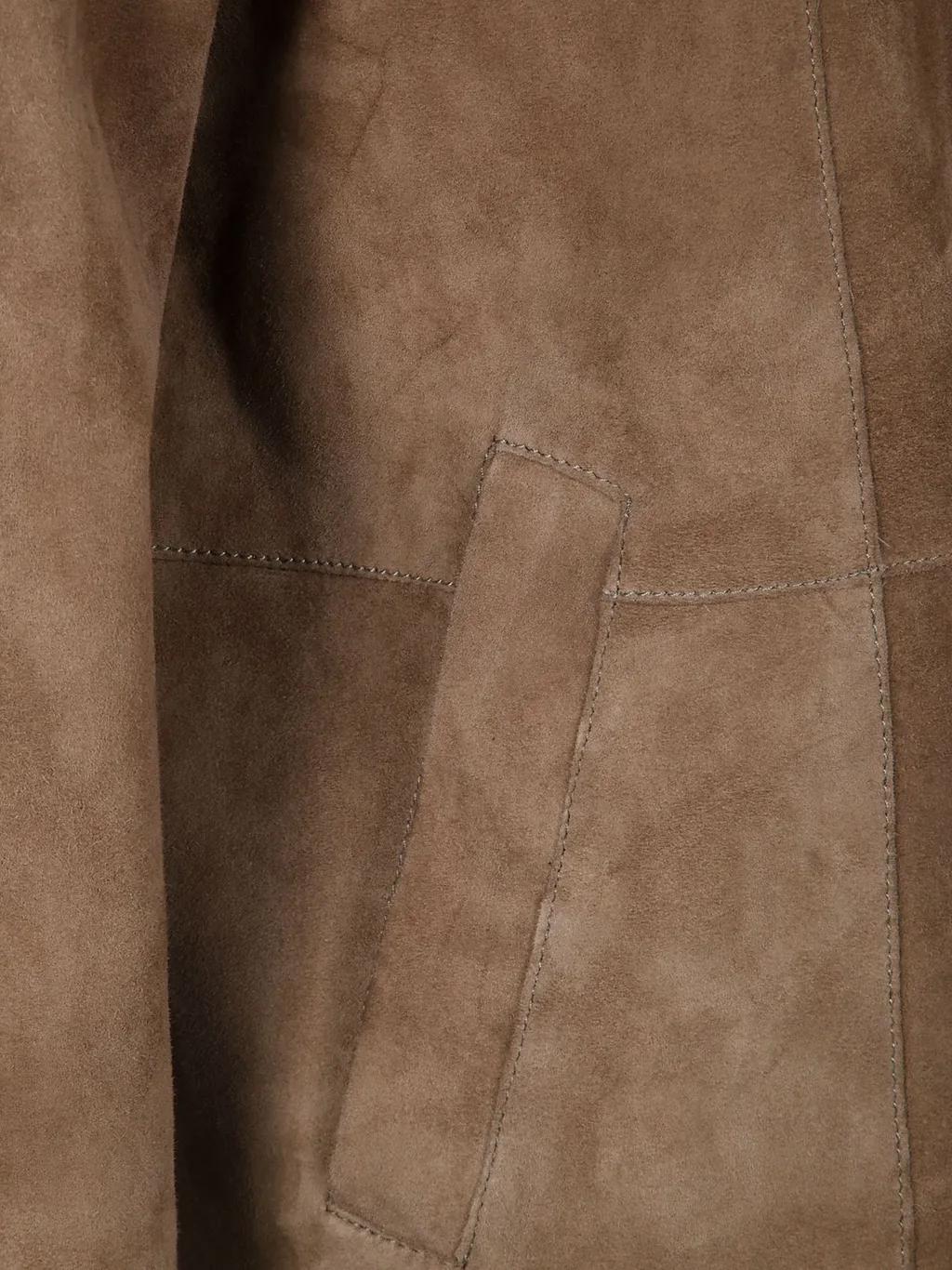 Asymmetric Zip Suede Jacket