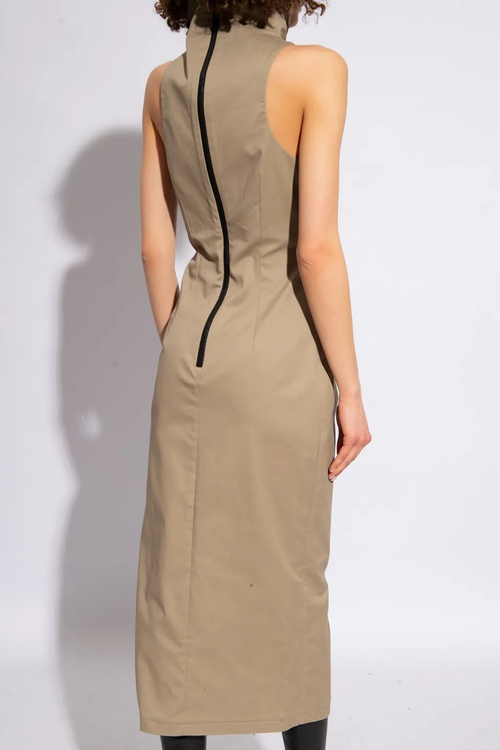 Midi Dress With Cut-Out