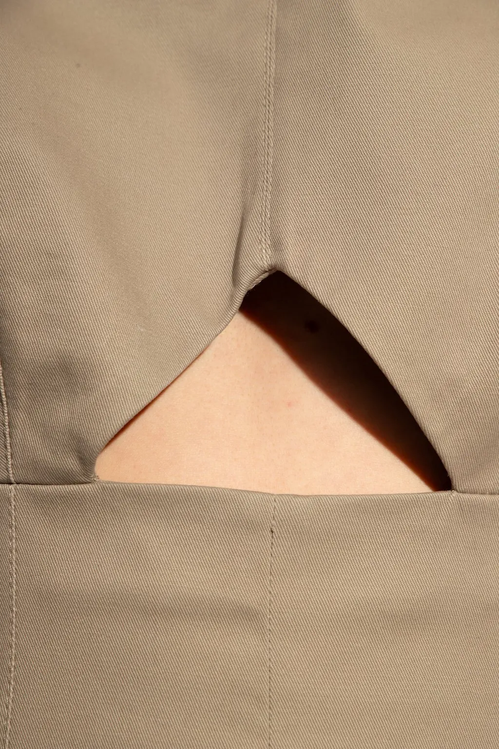 Midi Dress With Cut-Out