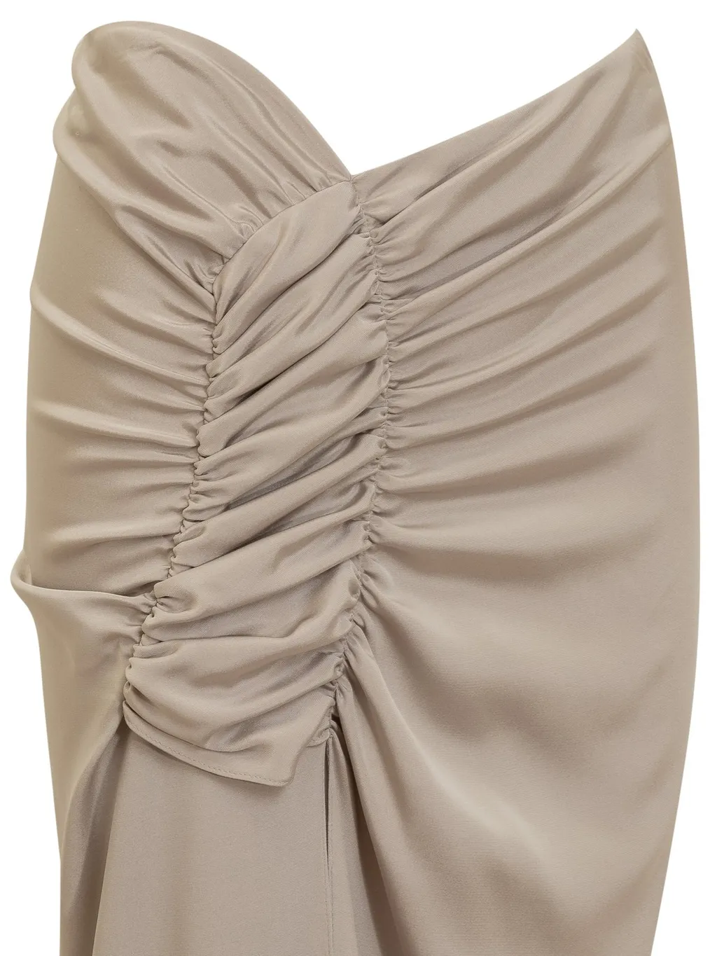 Ruched Maxi Skirt
