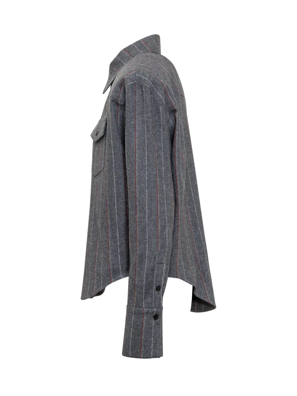 High-Waisted Flared Trousers