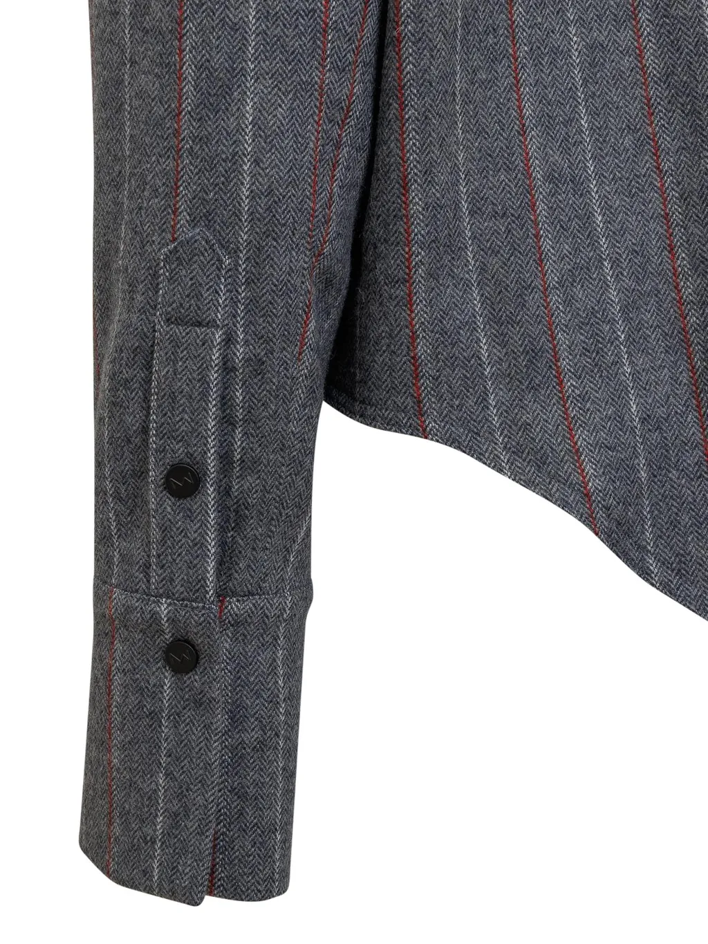 High-Waisted Flared Trousers