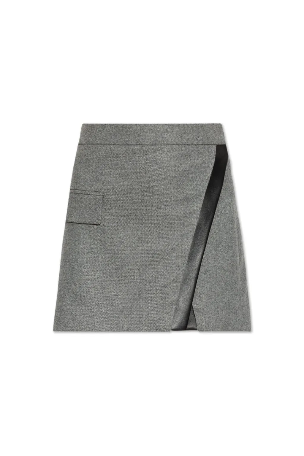 Asymmetric Wrap Skirt