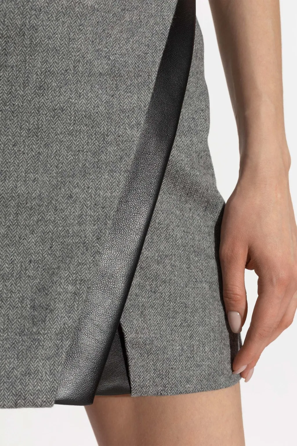Asymmetric Wrap Skirt