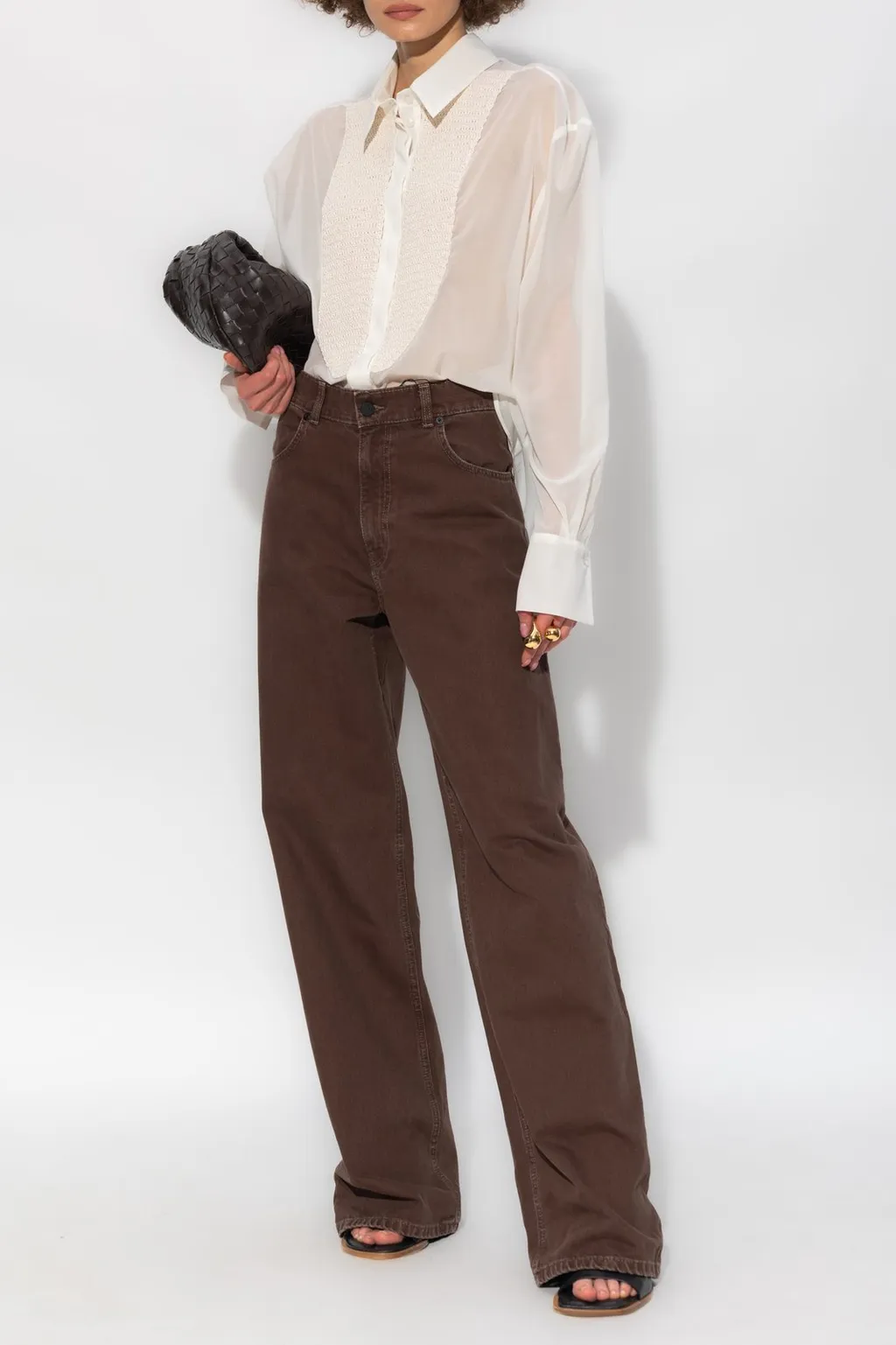 Shirt With Lace Detail