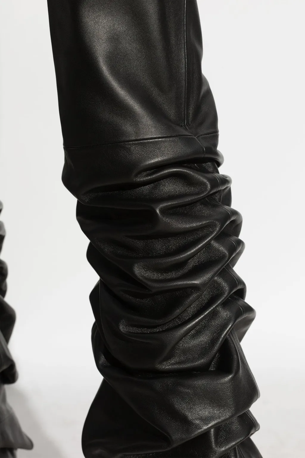 Ruched Flare Trousers