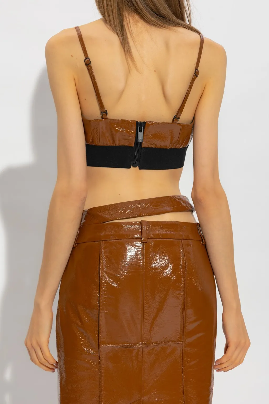 Patent Leather Crop Top