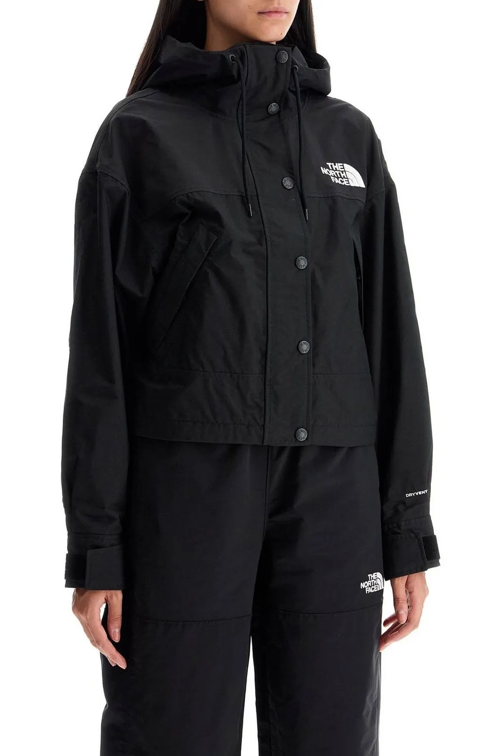 Logo Print Hooded Jacket