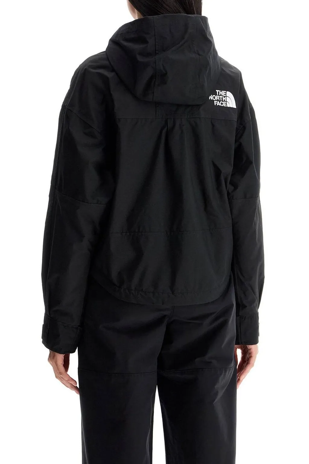 Logo Print Hooded Jacket