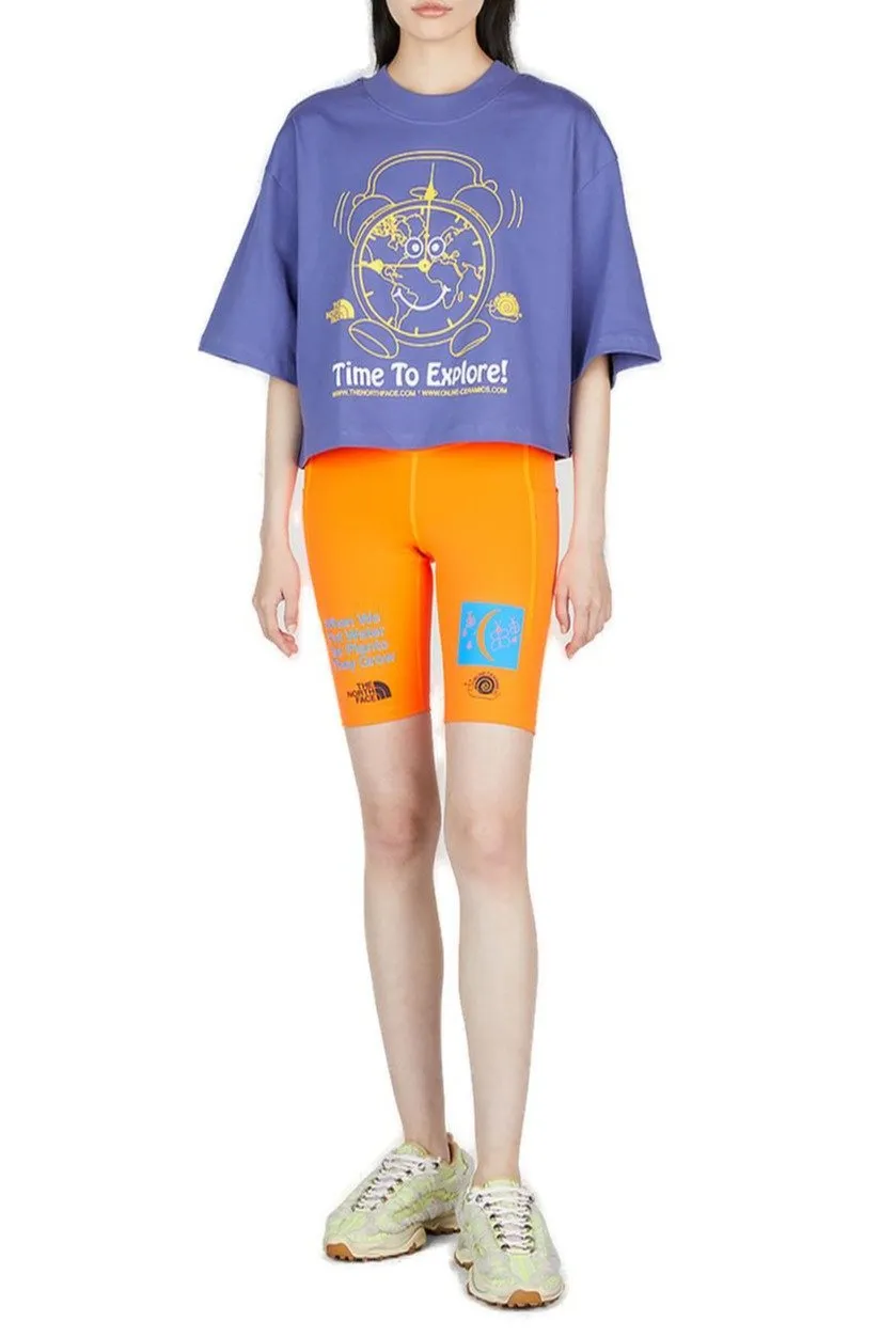 Graphic Print Cropped T-Shirt