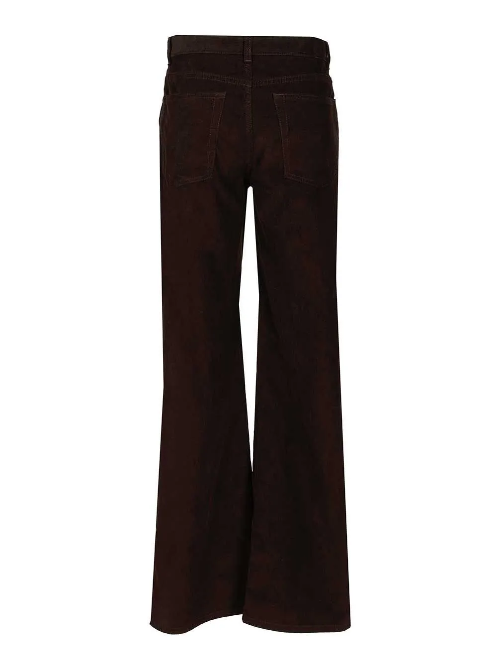 High-Waisted Wide-Leg Corduroy Pants