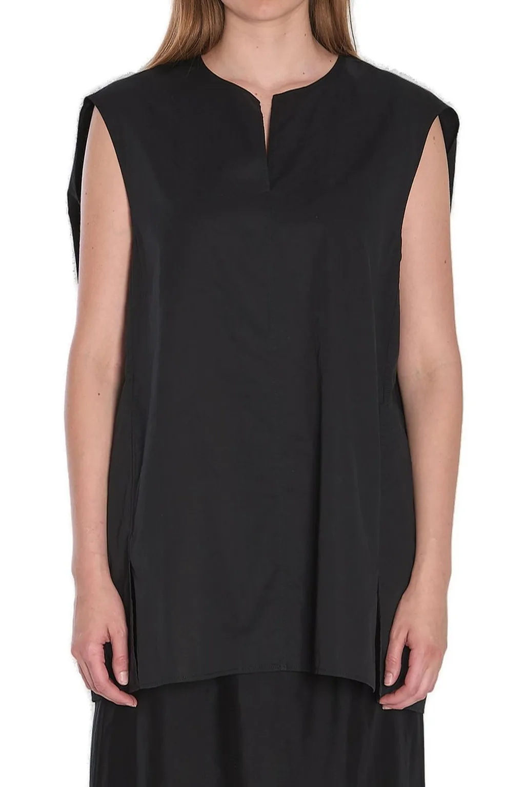 Sleeveless V-Neck Top
