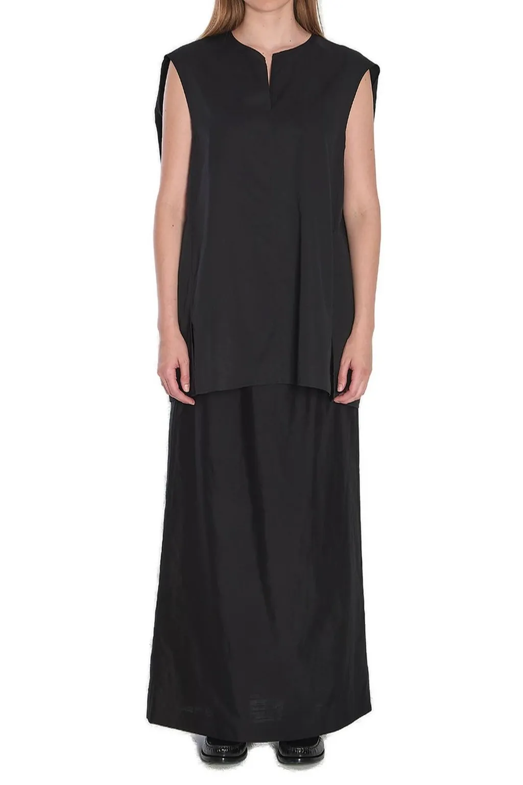 Sleeveless V-Neck Top