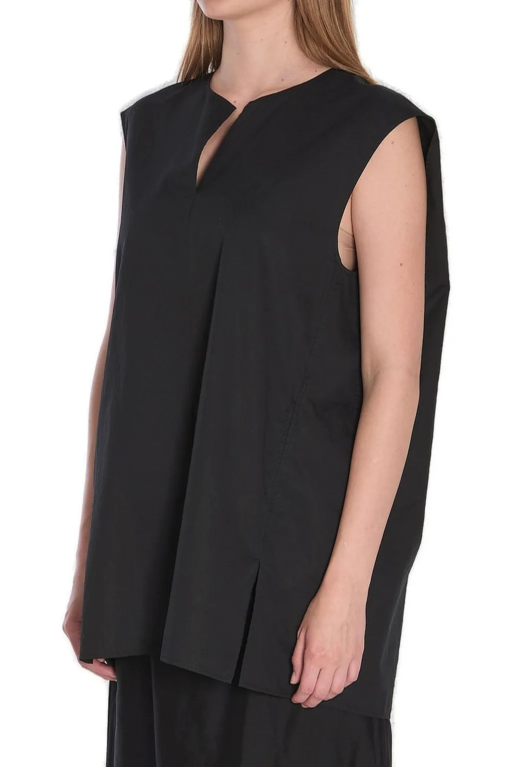 Sleeveless V-Neck Top
