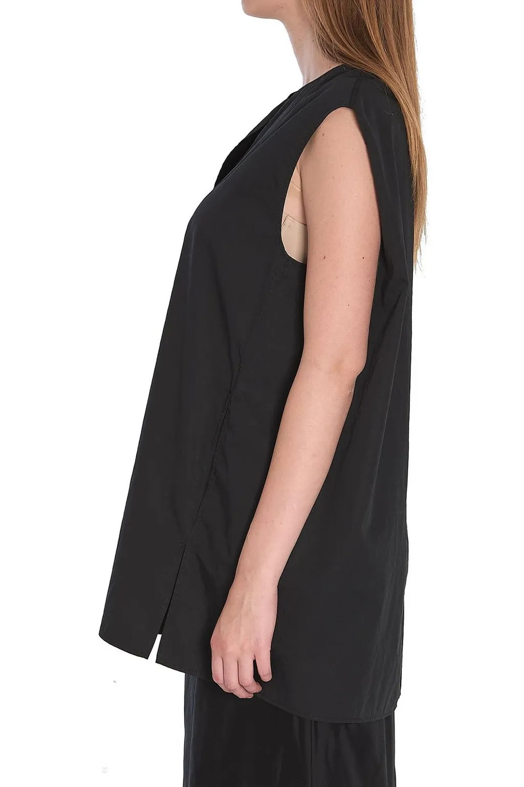 Sleeveless V-Neck Top