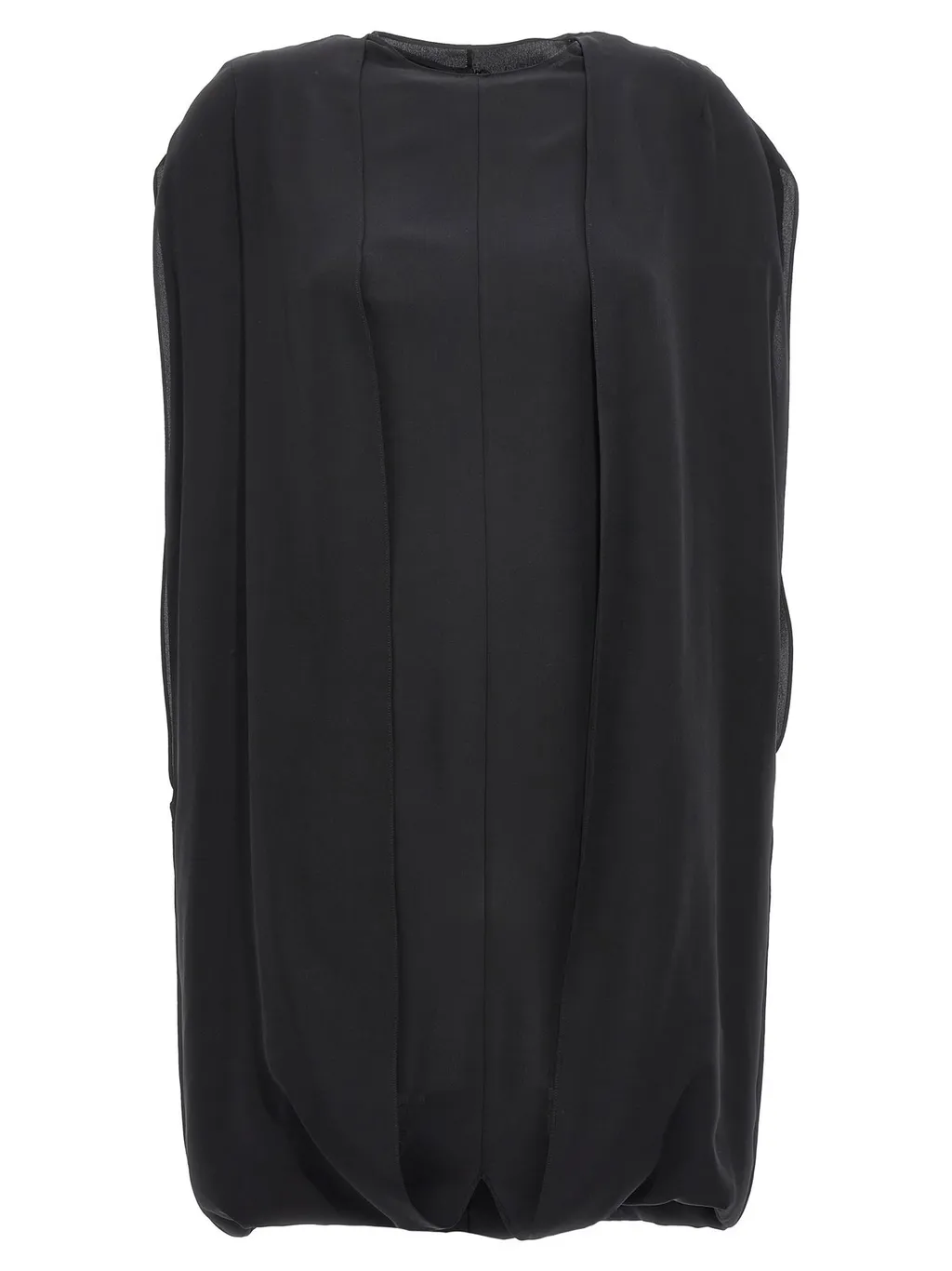 Sleeveless Cape Dress