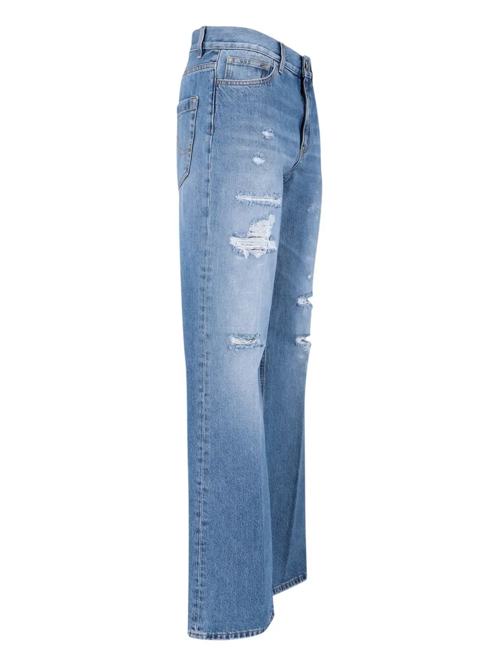 High-Waisted Wide-Leg Jeans