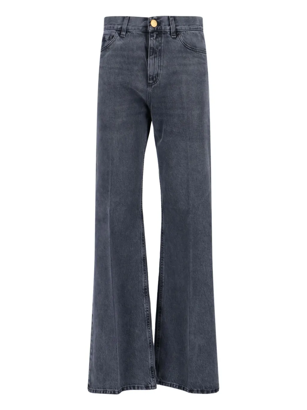 High-Waisted Flared Jeans