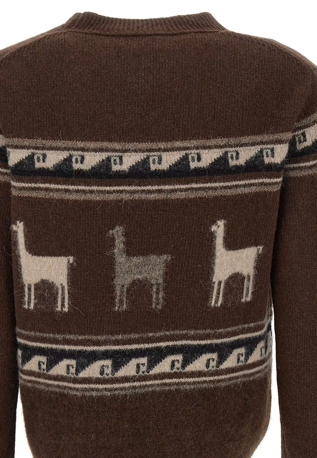 V-Neck Alpaca Sweater