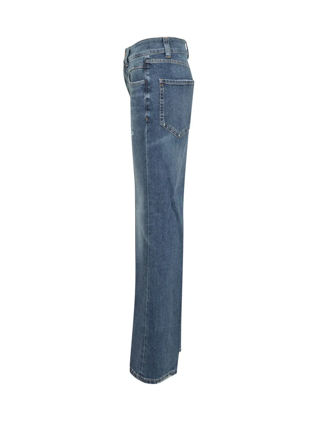 High-Waisted Straight Leg Jeans