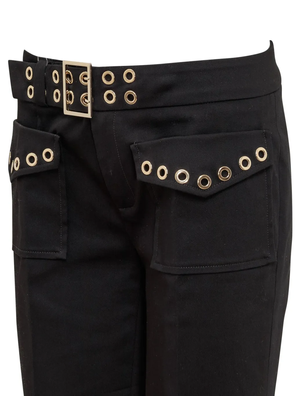 Wide-Leg Trousers With Belt