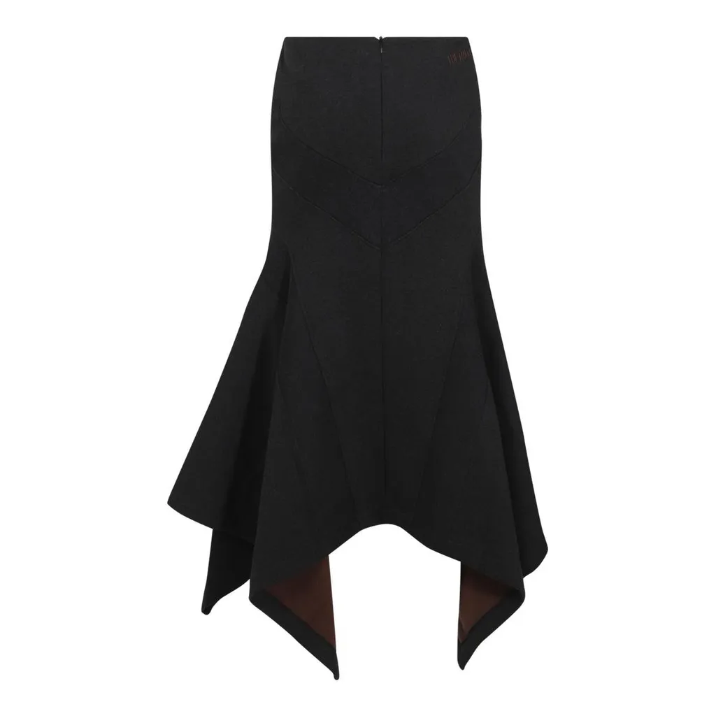 Asymmetrical Midi Skirt