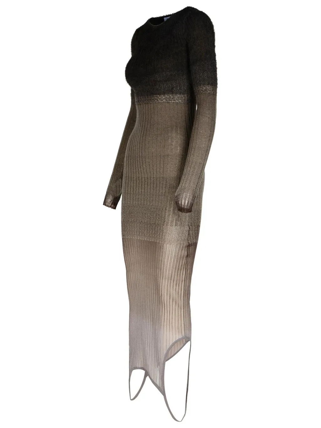 Ombre Knit Maxi Dress