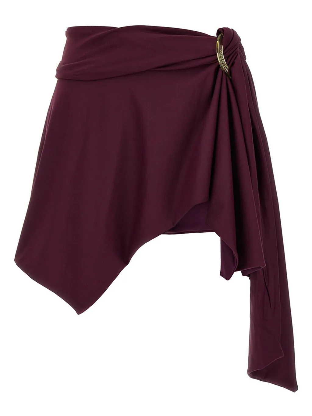 Asymmetric Draped Skirt