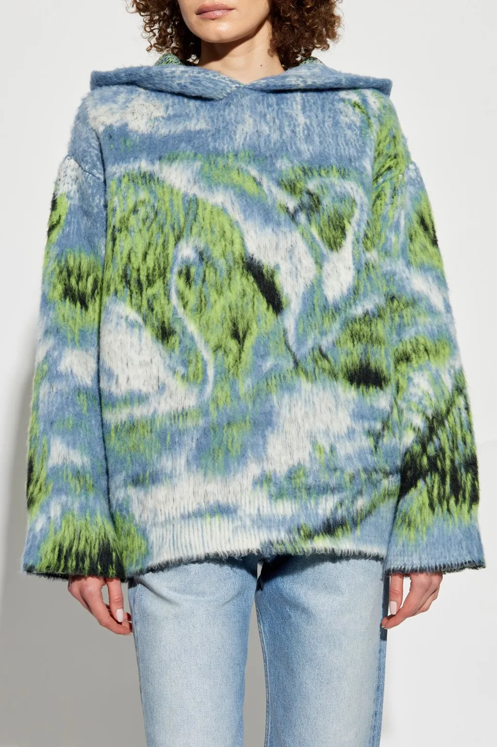 Abstract Print Hoodie