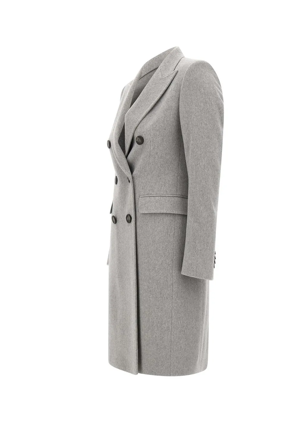 Double-Breasted Wool Coat