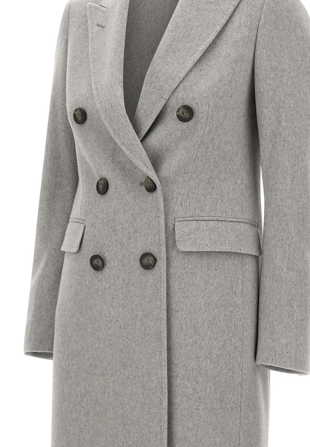 Double-Breasted Wool Coat